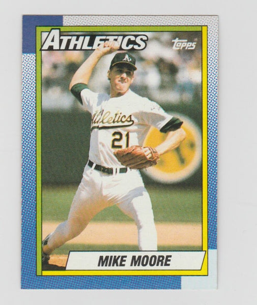 Mike Moore A’s 1990 Topps #175