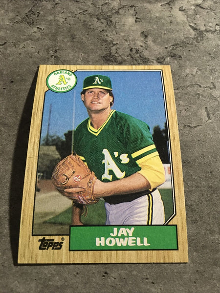 Jay Howell A's 1987 Topps #391