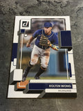 Kolten Wong Brewers 2022 Panini Donruss #180