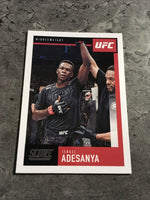 Israel Adesanya  UFC 2021 Panini Chronicles Score #94