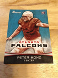 Peter Konz Falcons 2012 Bowman Rookie #177