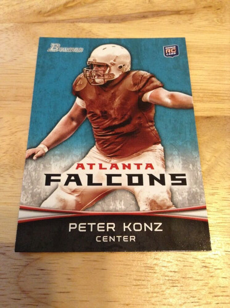 Peter Konz Falcons 2012 Bowman Rookie #177