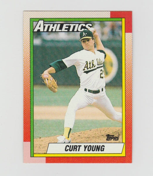 Curt Young A's 1990 Topps #328
