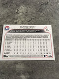Curtis Terry Rangers 2022 Topps Rookie #97
