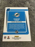 Hunter Long Dolphins 2021 Panini Donruss Rated Rookie #301