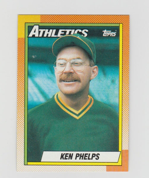 Ken Phelps A’s 1990 Topps #411