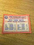 Bud Harrelson Mets 1991 Topps #261