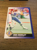John Grimsley Oilers 1991 Score #54
