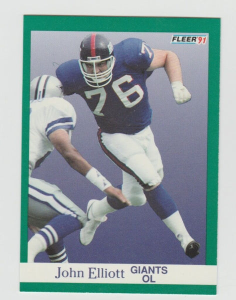John Elliott Giants 1991 Fleer #310