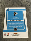 Javian Hawkins Falcons 2021 Panini Donruss Rated Rookie #294