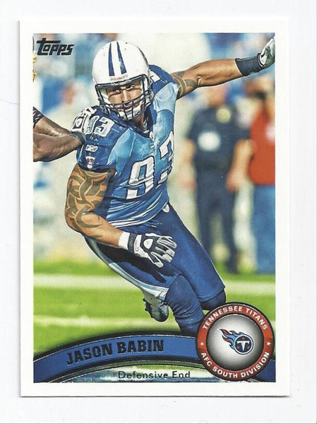 Jason Babin Titans 2011 Topps #393