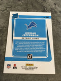Jermar Jefferson Lions 2021 Panini Donruss Rated Rookie #297