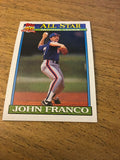 John Franco Mets 1991 Topps All Star #407