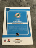Jevon Holland Dolphins 2021 Panini Donruss Rated Rookie #348
