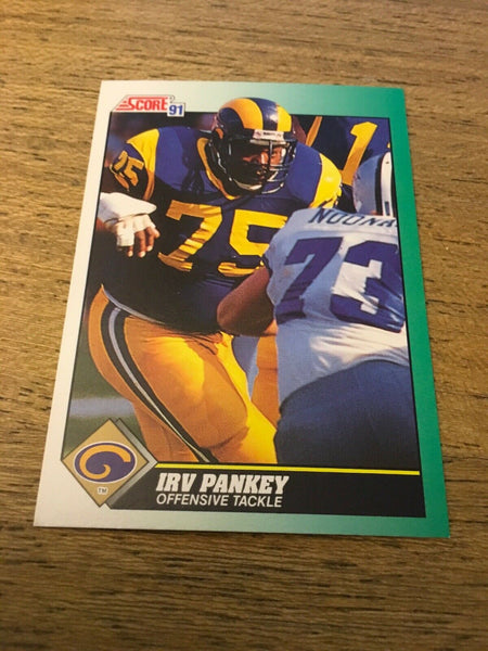 Irv Pankey Rams 1991 Score #294