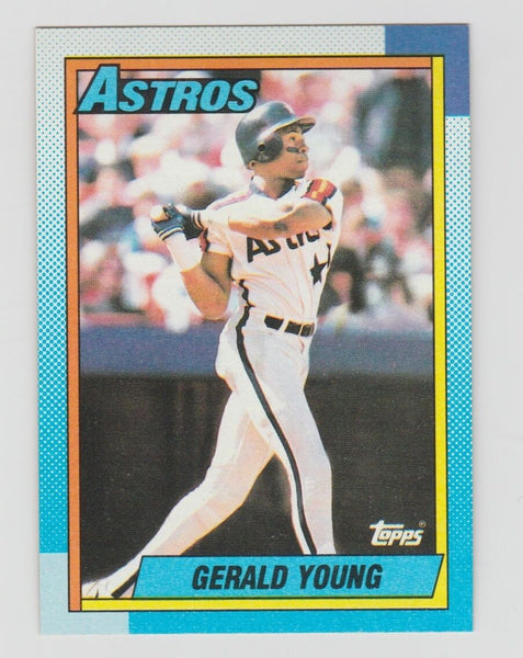 Gerald Young Astros 1990 Topps #196