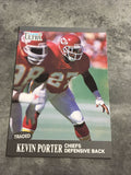 Kevin Porter Chiefs 1991 Fleer Ultra #71