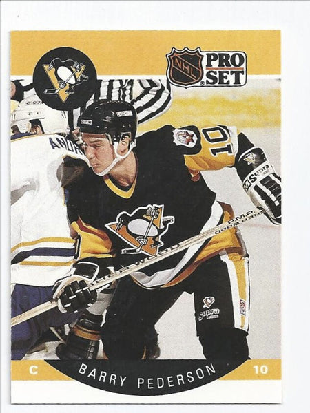 Barry Pederson Penguins 1990-1991 Pro Set #238