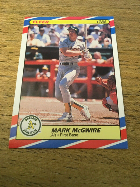 Mark McGwire A’s 1988 Fleer Superstars #23