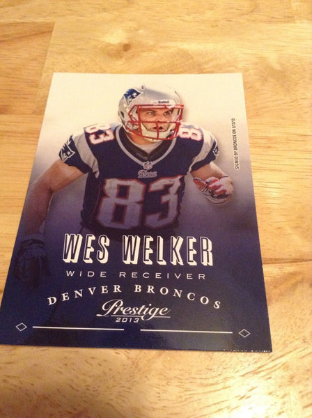 Wes Welker Broncos 2013 Prestige #62