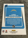 Larry Rountree III Chargers 2021 Panini Donruss Rated Rookie #296