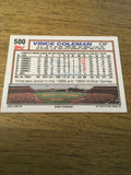 Vince Coleman Mets 1992 Topps #500