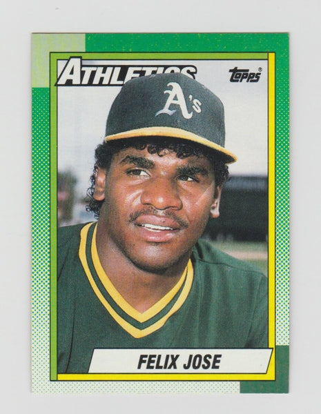 Felix Jose A’s 1990 Topps #238