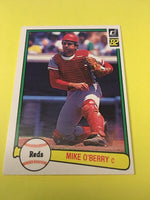 Mike O'Berry Reds 1982 Donruss #538