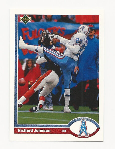 Richard Johnson Oilers 1991 Upper Deck #422