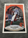 Lee Johnson Bengals 1990 Fleer #217