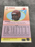 Lee Johnson Bengals 1990 Fleer #217
