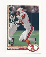 Ricky Reynolds Buccaneers 1991 Upper Deck #669