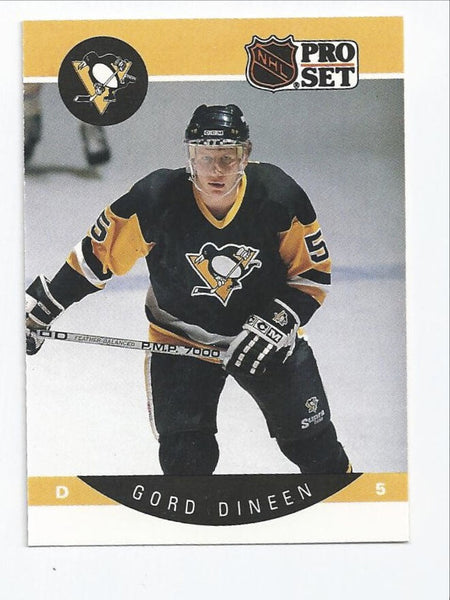 Gord Dineen Penguins 1990-1991 Pro Set #233