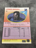 Leonard Marshall Giants 1990 Fleer #72