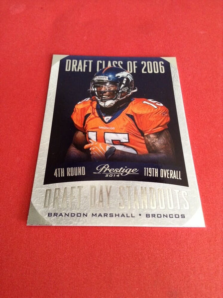 Brandon Marshall Broncos 2014 Prestige Draft Day Standouts #11