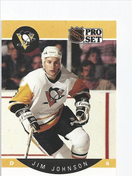 Jim Johnson Penguins 1990-1991 Pro Set #235