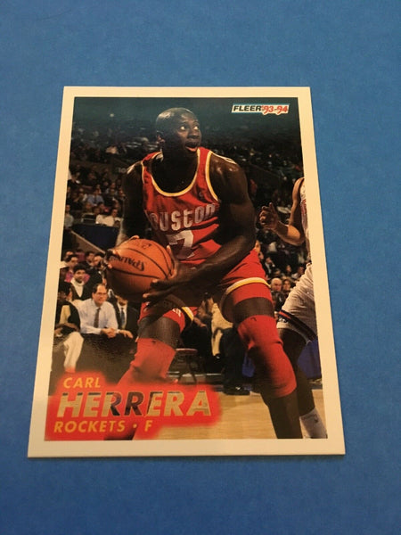 Carl Herrera Rockets 1993-1994 Fleer #76