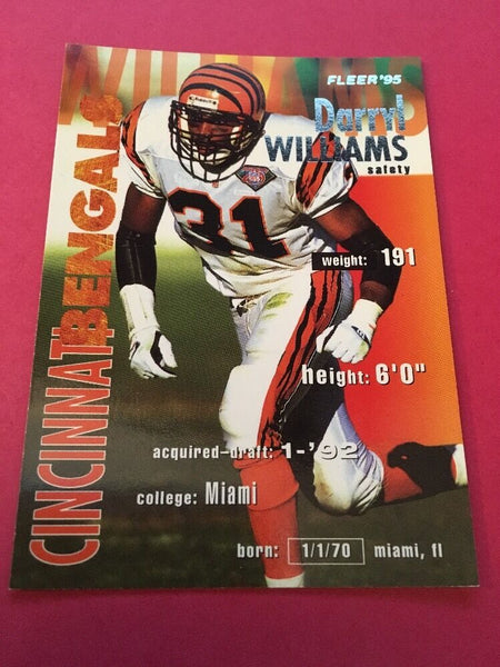Darryl Williams Bengals 1995 Fleer #74