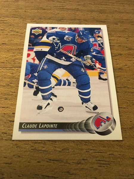 Claude Lapointe Nordiques 1992-1993 Upper Deck #147