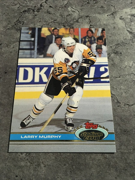 Larry Murphy Penguins 1991-92 Topps Stadium Club #112