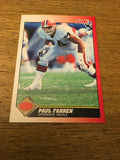 Paul Farren Browns 1991 Score #143