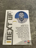 Joshua Kelley  Chargers 2020 Panini Playbook Next Up Rookie  #NU-39