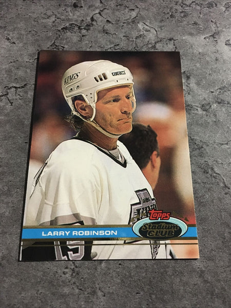 Larry Robinson Kings 1991-92 Topps Stadium Club #252