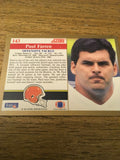 Paul Farren Browns 1991 Score #143
