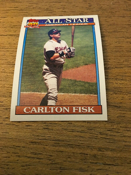 Carlton Fisk White Sox 1991 Topps All Star #393