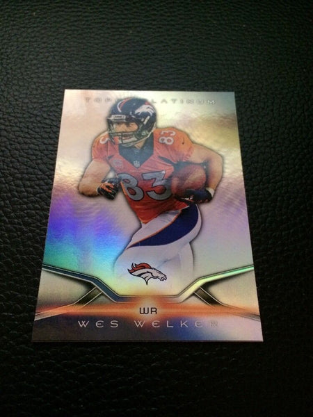 Wes Welker Broncos 2014 Topps Platinum #63