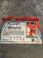 Lee Norwood Devils 1991-92 Topps Stadium Club #317