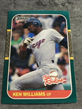 Ken Williams White Sox 1987 Donruss The Rookies #11