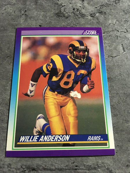 Willie Anderson Rams 1990 Score #125