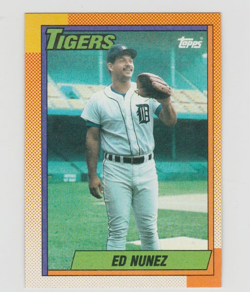 Ed Nunez Tigers 1990 Topps #586